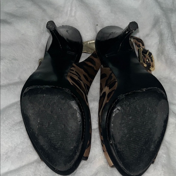 Guess Animal Print Slingback Heels - Picture 6 of 8